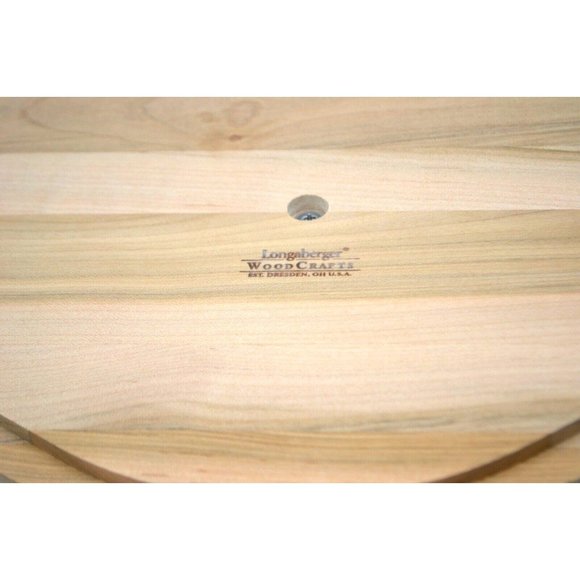 LONGABERGER 2006 Heartwood Serving Bowl Basket Combo Set Liner, Lid, Protector - Picture 4 of 7